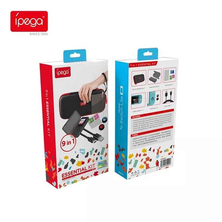 iPega 9 in 1 Accessories Kit For Nintendo Switch Carrying Bag Cover Protector For NS Lite Storage Case Set iPega 9 in 1 Accessories Kit For Nintendo Switch Carrying Bag Cover Protector For NS Lite Storage Case Set